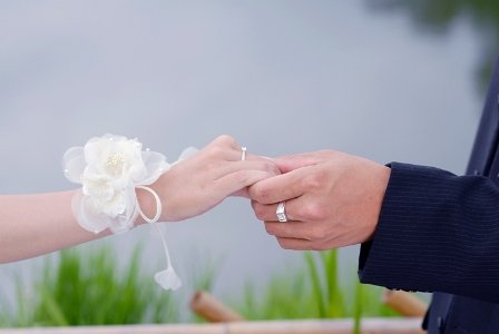 徵求牵手<em>戴戒指</em>,两个戒指都看的到的照片-第1