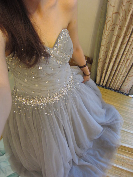 【售】众人赞叹的<em>超美</em>水钻<em>马甲</em>绑带式婚纱-第