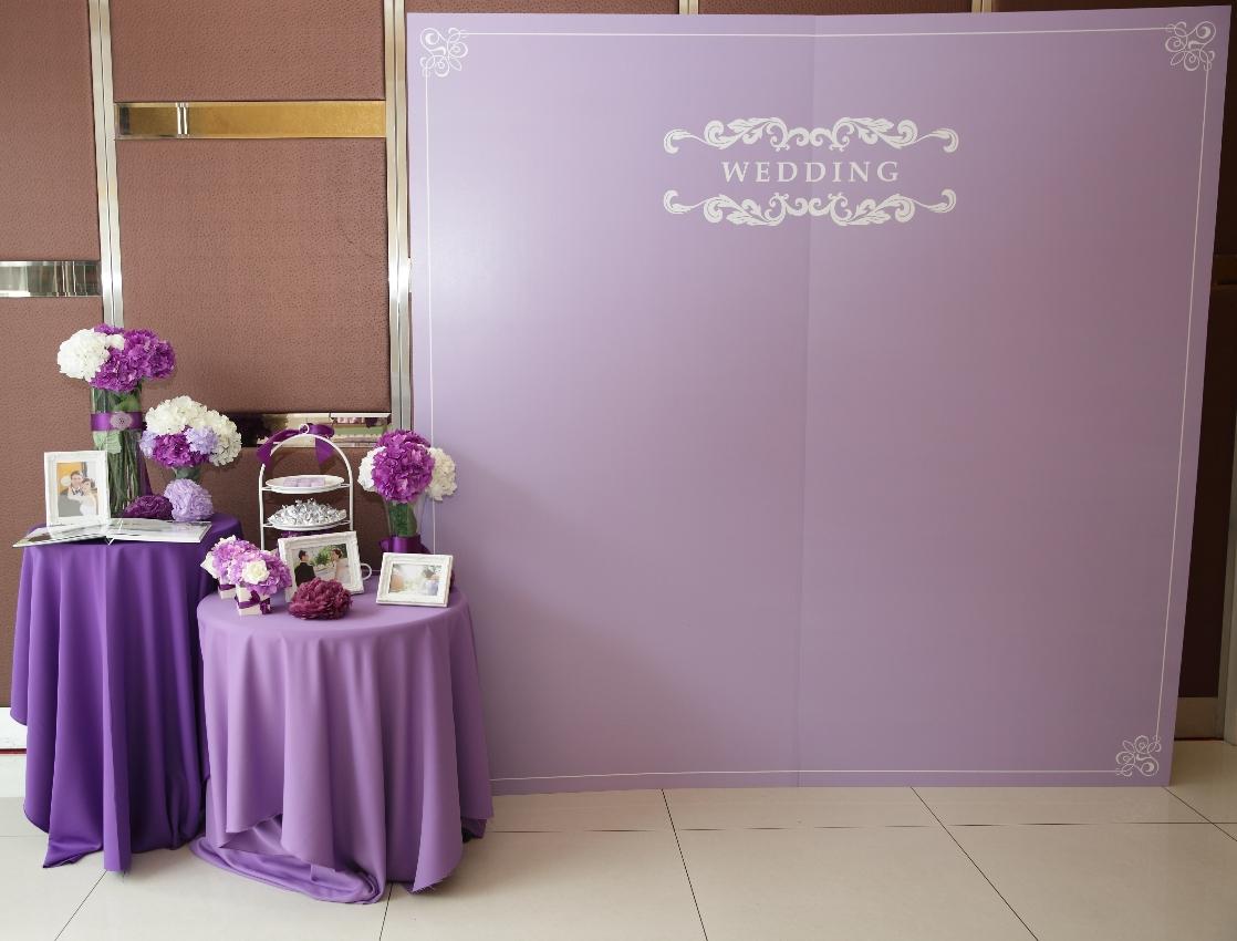 婚礼拍照背板240*240公分。淡紫色-第1页-商品