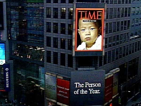 Times Square - Person of The Year