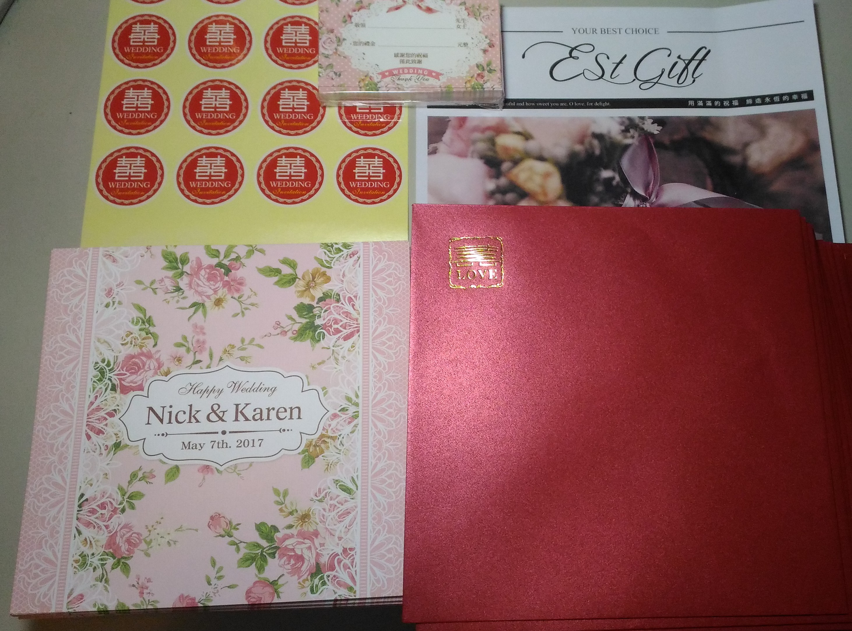 超推薦 EST Gift 喜帖 價位實在 美麗又能客製化-廠商評價