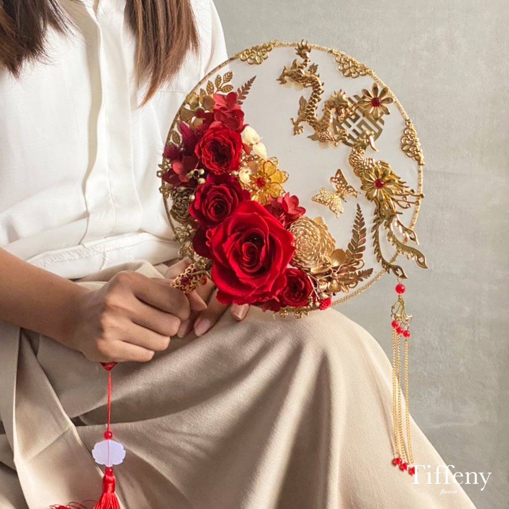 超厲害Tiffeny Flower！結婚永生團扇超精緻 推坑大家～-婚禮廠商評價