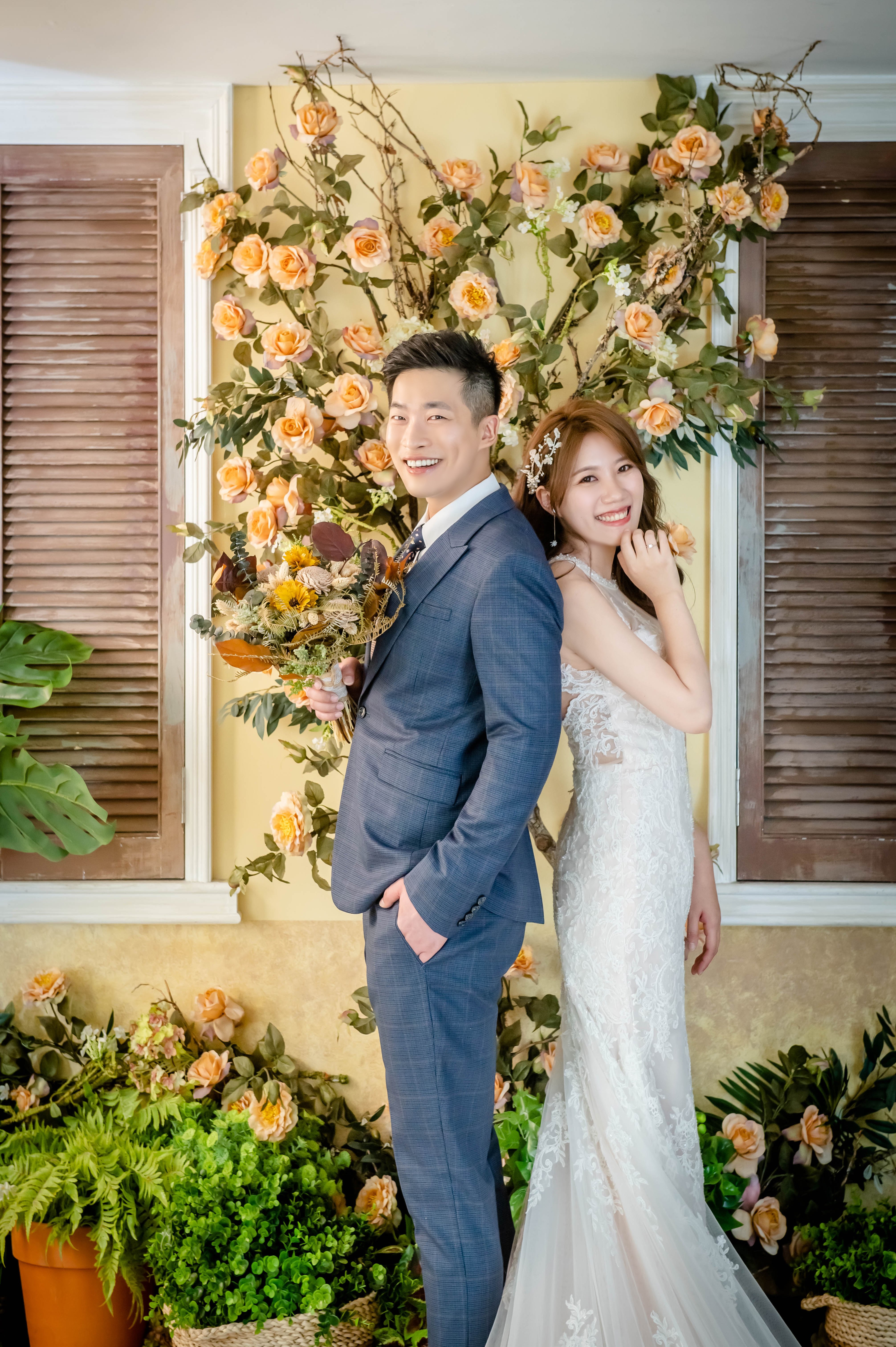 拍婚紗照 推薦 比堤婚紗 推薦客人：Mr. Wang＆Mrs. Lin 比堤攝影棚