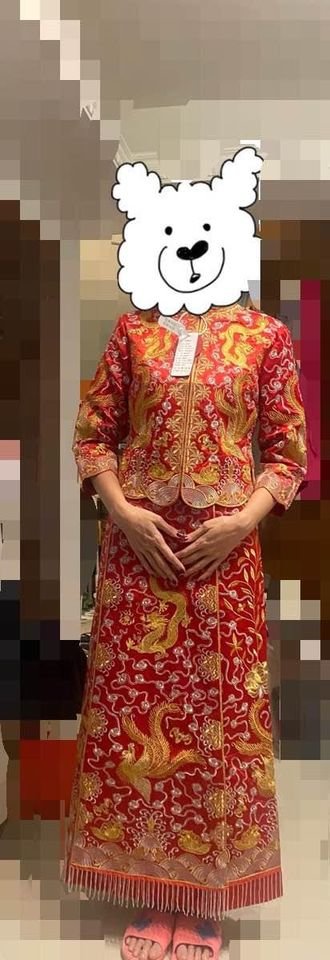 9成新龍鳳掛 台北市-新娘二手轉讓