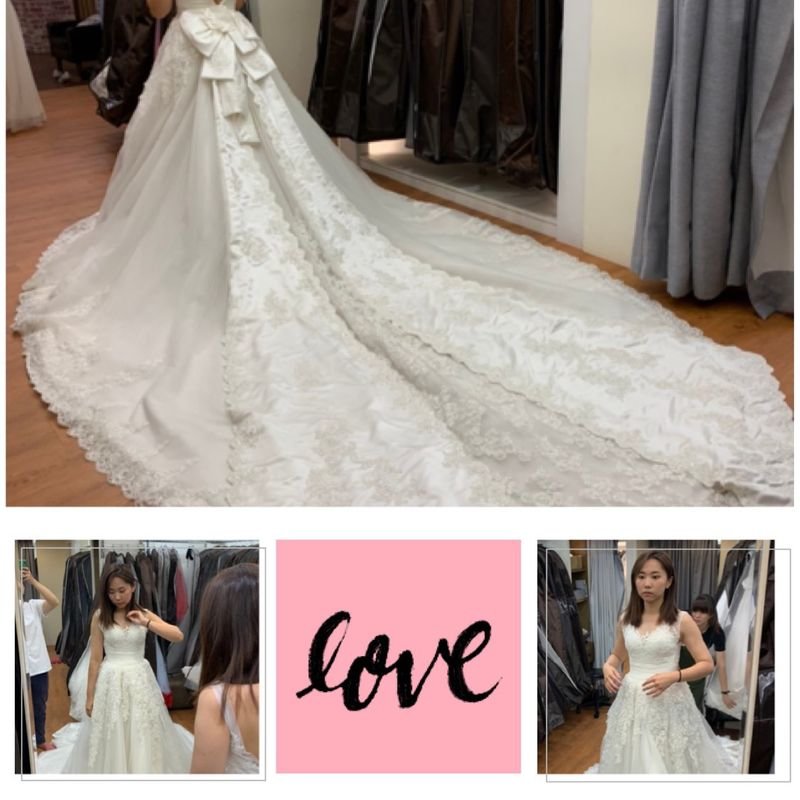 幸福感試穿婚紗超鬧我大推-結婚經驗分享