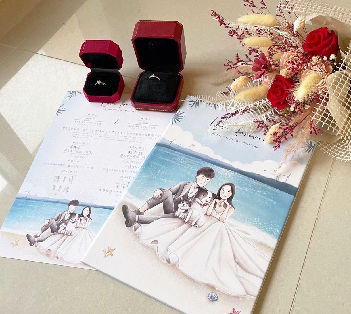 結婚書約分享-Follow LuLu客製插畫-結婚經驗分享