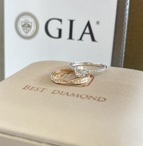 我的GIA-FL鑽石套戒訂製完成，感謝宏記鑽石!!!-婚禮廠商評價