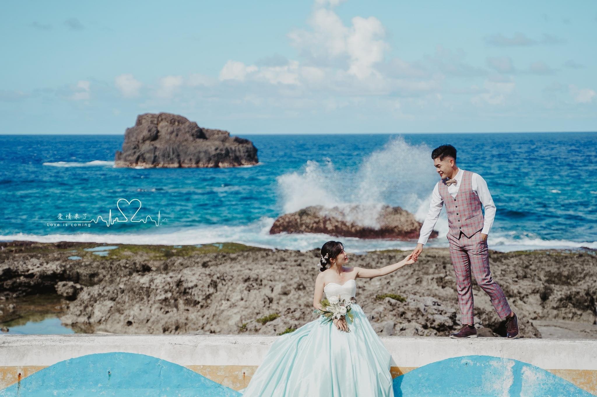 [離島蘭嶼婚紗] 推薦台中愛情來了婚紗攝影-婚禮廠商評價