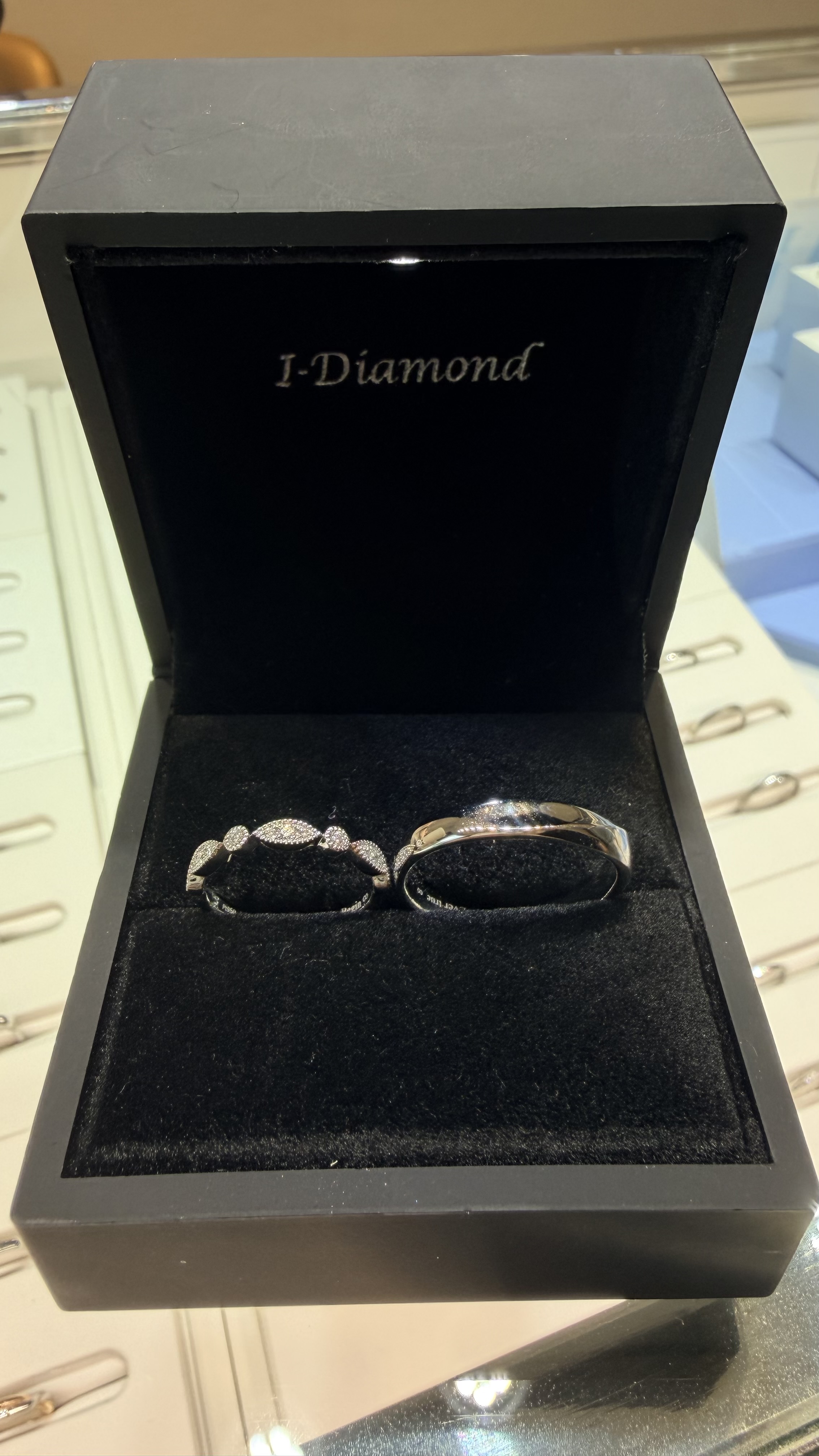 #婚戒 #分享I-diamond對戒-婚禮廠商評價