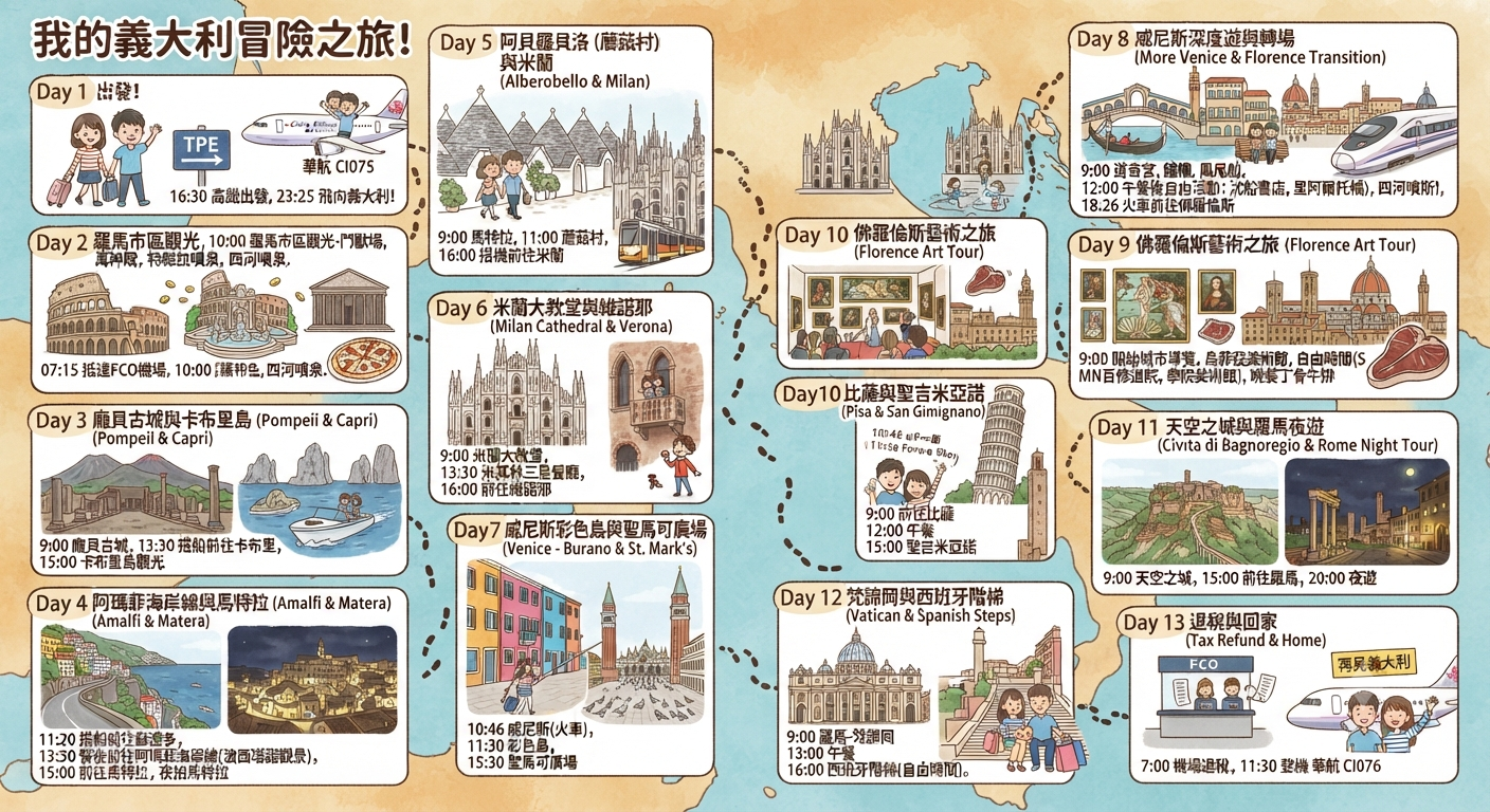 我的義大利之旅-婚禮廠商評價