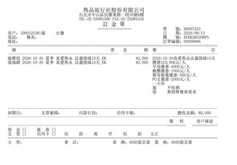 蜜月去歐洲雙國-婚禮廠商評價